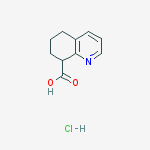 5,6,7,8-tetrahydro-8-quinolinecarboxylic Acid Hydrochloride (1:1)