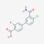 4-(3-carbamoyl-4-chlorophenyl)-2-fluorobenzoic Acid