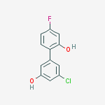 2-(3-chloro-5-hydroxyphenyl)-5-fluorophenol