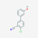 2-chloro-5-(3-hydroxyphenyl)benzonitrile