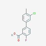 5-(3-chloro-4-methylphenyl)-2-fluorobenzoic Acid