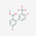 4-fluoro-2-[4-fluoro-3-(trifluoromethyl)phenyl]benzoic Acid