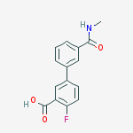 2-fluoro-5-[3-(methylcarbamoyl)phenyl]benzoic Acid