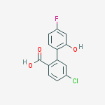 4-chloro-2-(4-fluoro-2-hydroxyphenyl)benzoic Acid