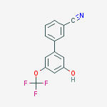 3-[3-hydroxy-5-(trifluoromethoxy)phenyl]benzonitrile