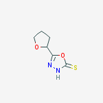 1,3,4-Oxadiazole-2(3H)-thione, 5-(tetrahydro-2-furanyl)-
