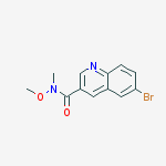 6-bromo-N-methoxy-N-methylquinoline-3-carboxamide
