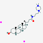 (3alpha,5beta,8xi,9xi,14xi)-3-hydroxy-N-[3-(1,4,4-trimethylpiperazinediium-1-yl)propyl]cholan-24-amide diiodide