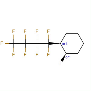 Cyclohexane, 1-iodo-2-(nonafluorobutyl)-, cis-