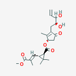 (1S)-3-[(2S)-2,3-dihydroxypent-4-en-1-yl]-2-methyl-4-oxocyclopent-2-en-1-yl (1R,3R)-3-[(1E)-3-methoxy-2-methyl-3-oxoprop-1-en-1-yl]-2,2-dimethylcyclopropanecarboxylate