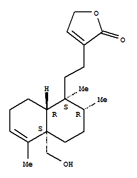 2(5H)-Furanone,3-[2-[1,2,3,4,4a,7,8,8a-octahydro-4a-(hydroxymethyl)-1,2,5-trimethyl-1-naphthalenyl]ethyl]-,[1S-(1a,2b,4ab,8aa)]-