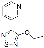 Pyridine,3-(4-ethoxy-1,2,5-thiadiazol-3-yl)-