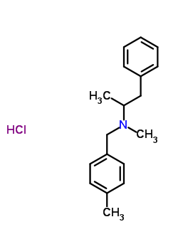N-methyl-N-(4-methylbenzyl)-1-phenylpropan-2-amine hydrochloride (1:1)