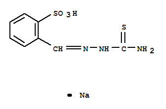 2-[(E)-(2-carbamothioylhydrazinylidene)methyl]benzenesulfonic acid