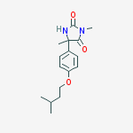 3,5-dimethyl-5-[4-(3-methylbutoxy)phenyl]imidazolidine-2,4-dione
