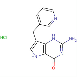 4H-Pyrrolo[3,2-d]pyrimidin-4-one,2-amino-1,5-dihydro-7-(3-pyridinylmethyl)-, hydrochloride