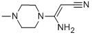 3-AMINO-3-(4-METHYLPIPERAZINO)ACRYLONITRILE