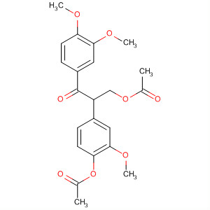 1-Propanone,3-(acetyloxy)-2-[4-(acetyloxy)-3-methoxyphenyl]-1-(3,4-dimethoxyphenyl)-