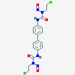 3,3'-biphenyl-4,4'-diylbis[1-(2-chloroethyl)-1-nitrosourea]