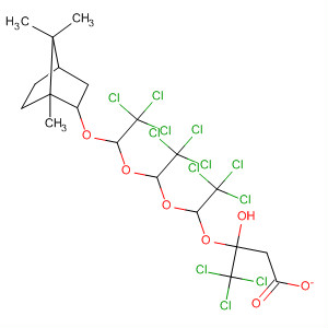 Ethanol,2,2,2-trichloro-1-[2,2,2-trichloro-1-[2,2,2-trichloro-1-[2,2,2-trichloro-1-[(1,7,7-trimethylbicyclo[2.2.1]hept-2-yl)oxy]ethoxy]ethoxy]ethoxy]-, acetate