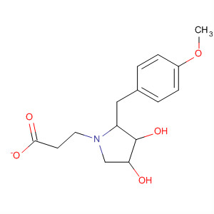 3,4-Pyrrolidinediol, 2-[(4-methoxyphenyl)methyl]-, 3-propanoate