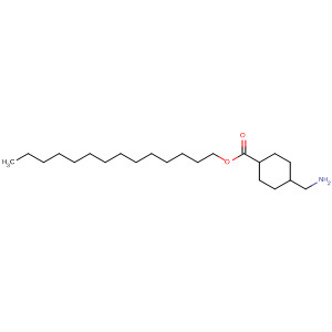Cyclohexanecarboxylic acid, 4-(aminomethyl)-, tetradecyl ester, trans-
