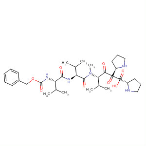 L-Proline,1-[1-[N-methyl-N-[N-[N-[(phenylmethoxy)carbonyl]-L-valyl]-L-valyl]-L-valyl]-L-prolyl]-