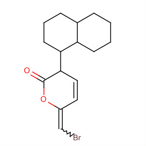 2H-Pyran-2-one, 6-(bromomethylene)tetrahydro-3-(1-naphthalenyl)-
