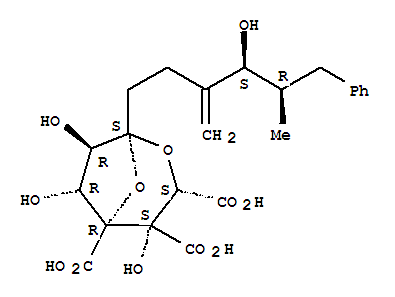 2,8-Dioxabicyclo[3.2.1]octane,L-erythro-L-glycero-D-altro-7-trideculo-7,4-furanosonic acid deriv.