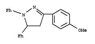 1H-Pyrazole, 4,5-dihydro-3-(4-methoxyphenyl)-1,5-diphenyl-
