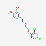 Benzeneethanamine, N-[2-(2,4-dichlorophenoxy)ethyl]-3,4-dimethoxy-