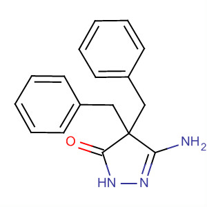 3H-Pyrazol-3-one, 5-amino-2,4-dihydro-4,4-bis(phenylmethyl)-