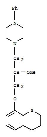 1-[3-(3,4-dihydro-2H-thiochromen-8-yloxy)-2-methoxypropyl]-4-phenylpiperazine