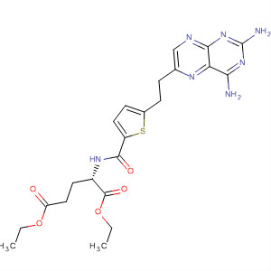 L-Glutamic acid,N-[[5-[2-(2,4-diamino-6-pteridinyl)ethyl]-2-thienyl]carbonyl]-, diethyl ester