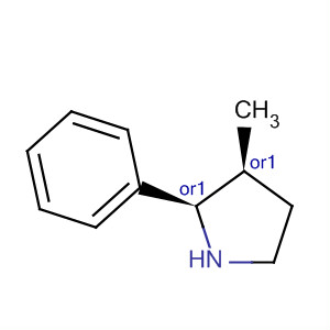 Pyrrolidine, 3-methyl-2-phenyl-, cis-