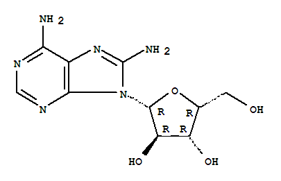 9-pentofuranosyl-9H-purine-6,8-diamine