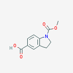 1H-Indole-1,5-dicarboxylic acid, 2,3-dihydro-, 1-methyl ester