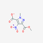 5-methoxycarbonyl-2-methyl-4-nitropyrazole-3-carboxylic Acid