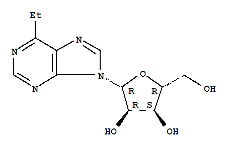 6-ethyl-9-pentofuranosyl-9H-purine