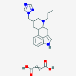 (6ar,9r)-7-propyl-9-(1,2,4-triazol-1-ylmethyl)-6,6a,8,9,10,10a-hexahydro-4h-indolo[4,3-fg]quinoline;(e)-but-2-enedioic Acid