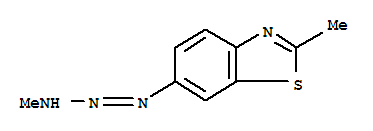 Benzothiazole,2-methyl-6-(3-methyl-2-triazen-1-yl)-
