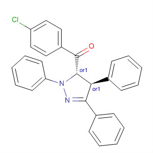 Methanone,(4-chlorophenyl)[(4R,5S)-4,5-dihydro-1,3,4-triphenyl-1H-pyrazol-5-yl]-,rel-