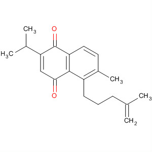 1,4-Naphthalenedione,6-methyl-2-(1-methylethyl)-5-(4-methyl-4-pentenyl)-