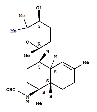 Formamide,N-[4-(5-chlorotetrahydro-2,6,6-trimethyl-2H-pyran-2-yl)-1,2,3,4,4a,7,8,8a-octahydro-1,6-dimethyl-1-naphthalenyl]-,[1S-[1a,4b(2S*,5R*),4ab,8aa]]-