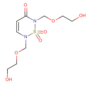 2H-1,2,6-Thiadiazin-3(6H)-one, 2,6-bis[(2-hydroxyethoxy)methyl]-,1,1-dioxide