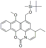 3H,12H-BENZO[H]QUINO[1,8,7-CDE][1,3]BENZOXAZIN-12-ONE,5-[[[(1,1-DIMETHYLETHYL)DIMETHYLSILYL]OXY]METHYL]-3-ETHYL-6-METHOXY-