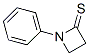 2-Azetidinethione,  1-phenyl-