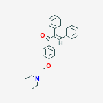 (2E)-1-{4-[2-(diethylamino)ethoxy]phenyl}-2,3-diphenylprop-2-en-1-one
