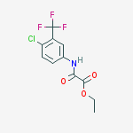 Acetic acid, [[4-chloro-3-(trifluoromethyl)phenyl]amino]oxo-, ethyl ester