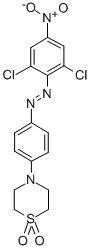 4-[4-[(2,6-dichloro-4-nitrophenyl)azo]phenyl]thiomorpholine 1,1-dioxide